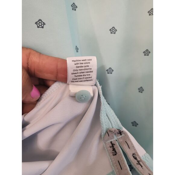 Walter Hagan Men Short Sleeve Golf Polo Size XL Blue 11 Majors Turtle Print - Picture 6 of 8